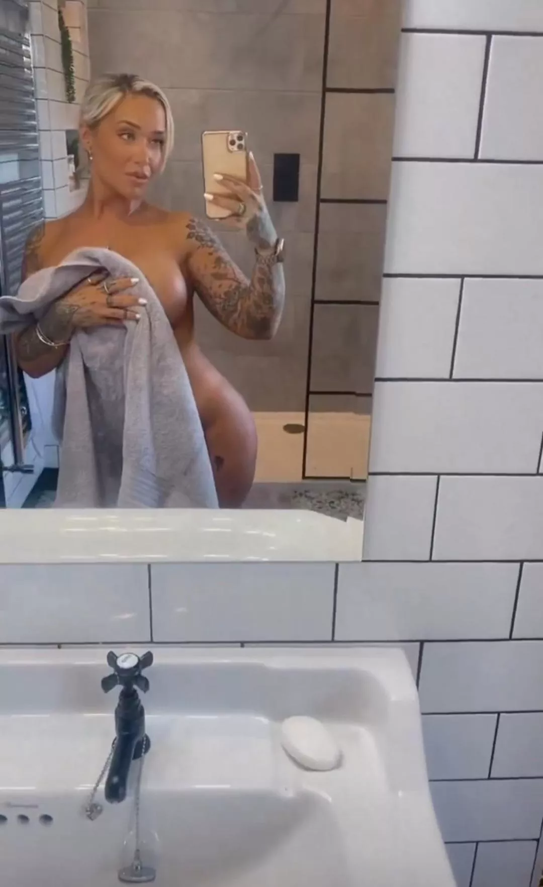 Towel teaser posted by BoobsRJustGreat