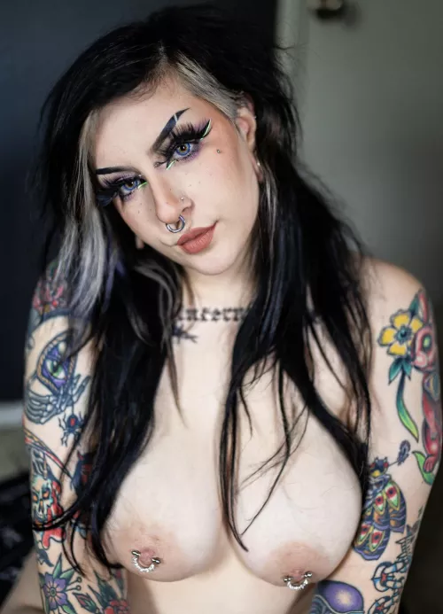 Trace all my tattoos with your tongue. by KublaiKhunt