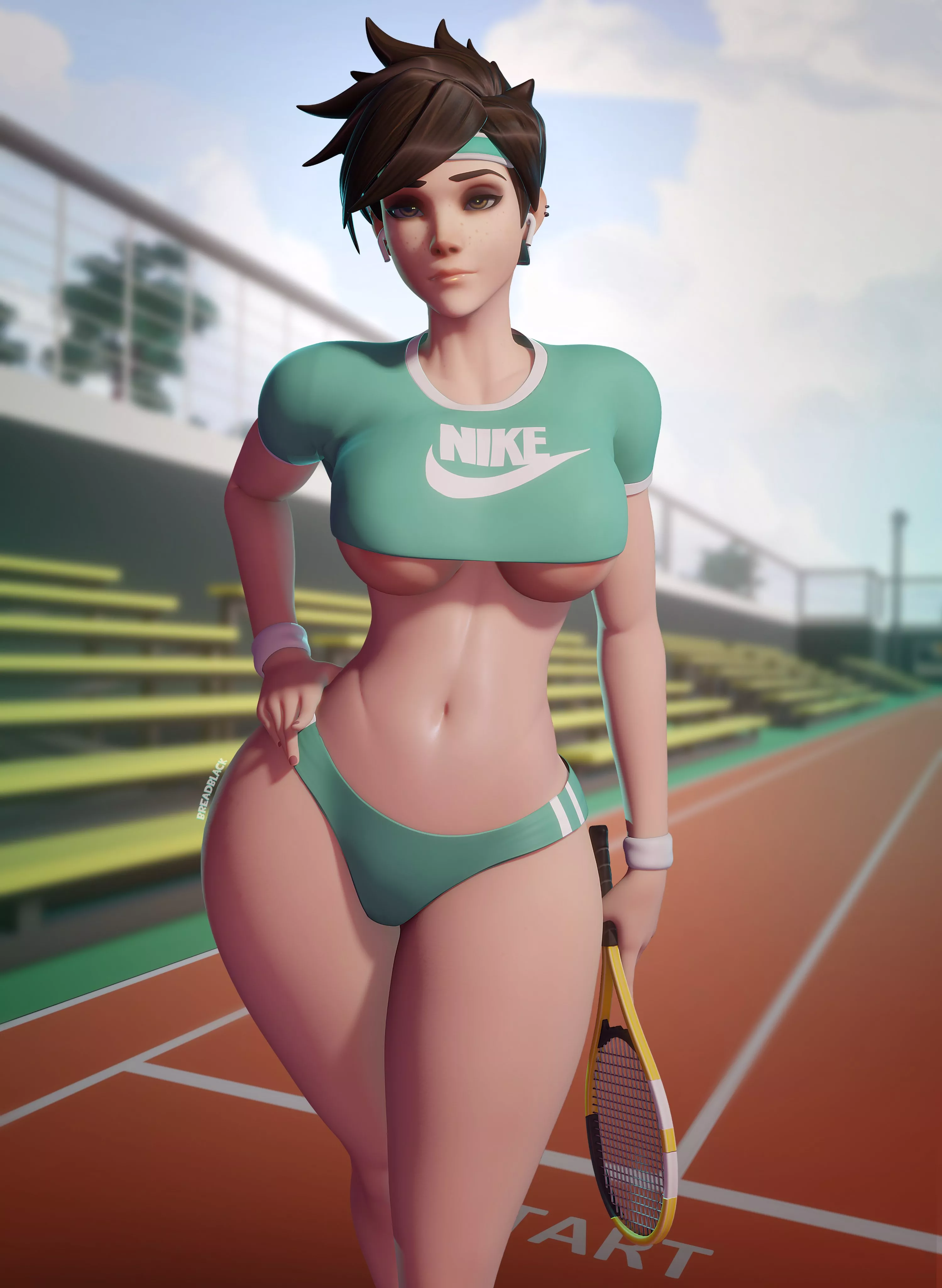 Tracer (Breadblack) [Overwatch] posted by Kuro-Oji