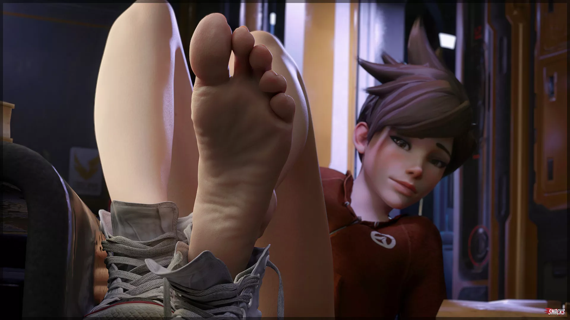 Tracer Soles (snacks) [Overwatch] posted by Lachryma_ud