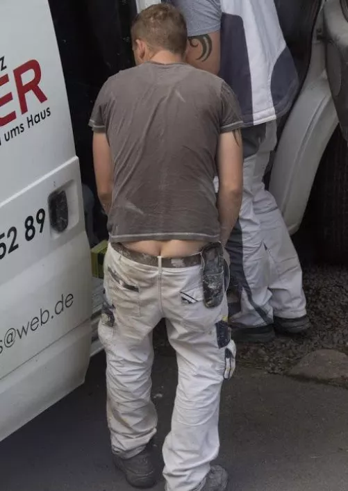 “Tradie butt crack” … by neilfromsydney2003