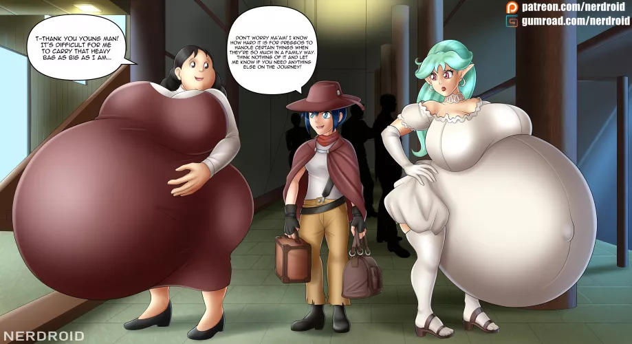 Train Station Courtesy - Commission made for HuskArchon - Art by me(NerDroid) by Ner-Droid