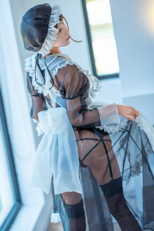 Transparent maid by Infinite_Science