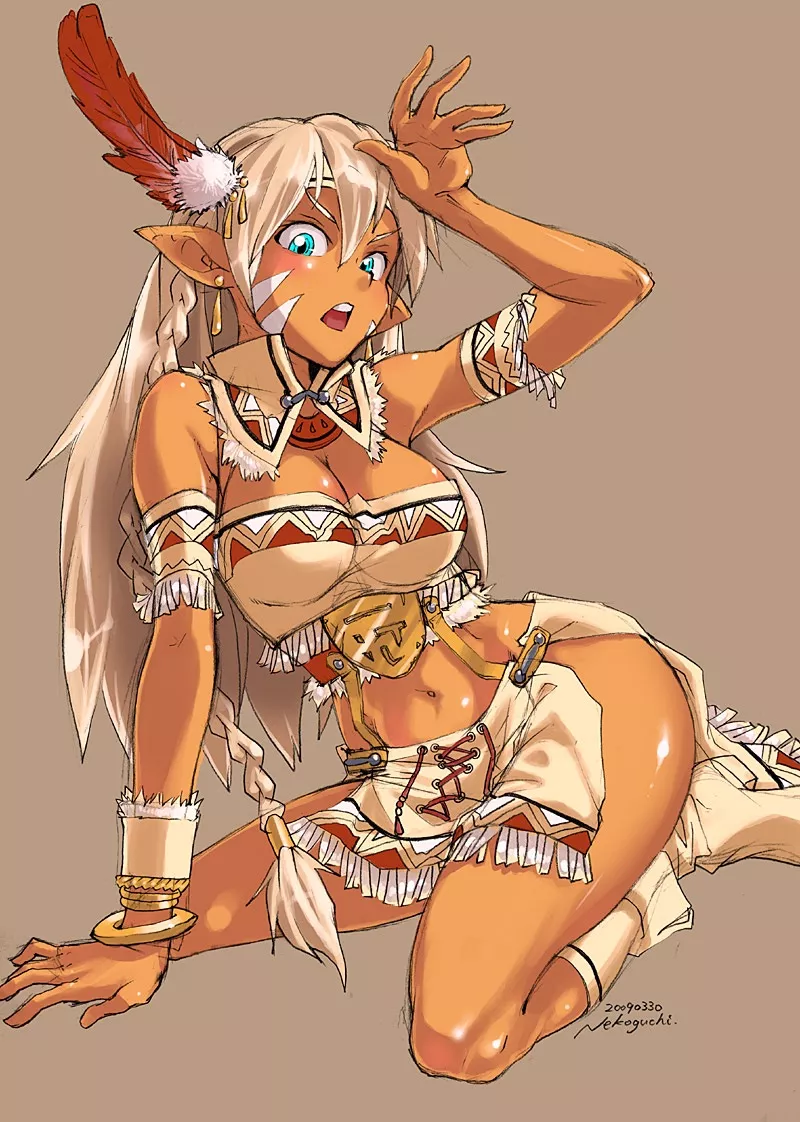 Tribal dark elf [Original] posted by casualphilosopher1