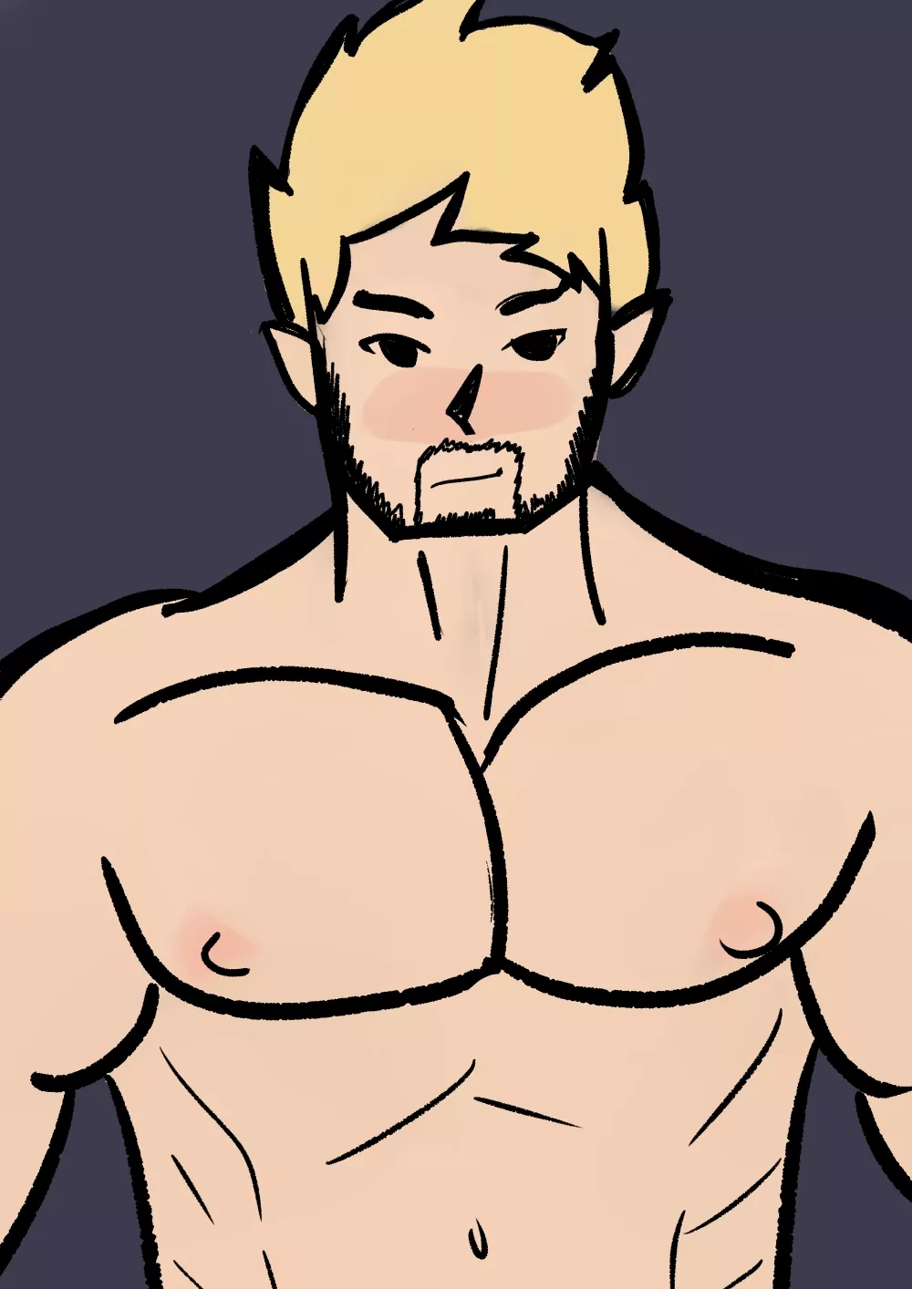 Tried bara drawing after days of learning anatomy posted by No_Manufacturer1129