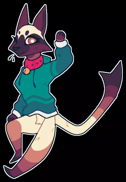 Tried playing around with art styles the other day (OC). by ColorGoreAndBigTeeth