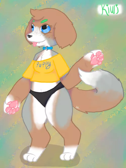 Tried to replicate a style of an art I saw on Pinterest the uh kemono style and I gotta say I am in love with this style it’s so cute 💕 by OrchidChild93