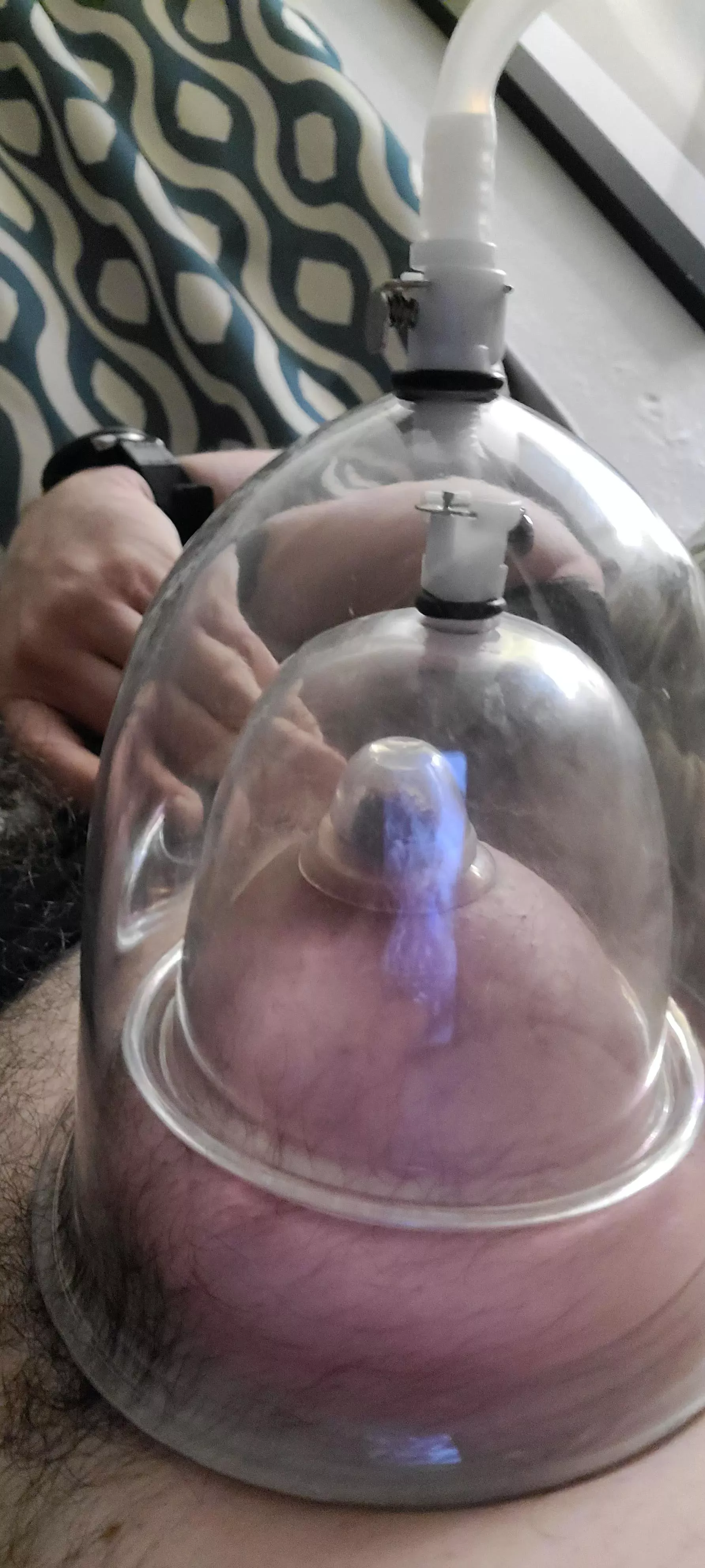 Triple pumping nipple and small and large breast cups posted by thebigone691986