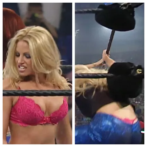 Trish Stratus’s bra and thong by StephLover00