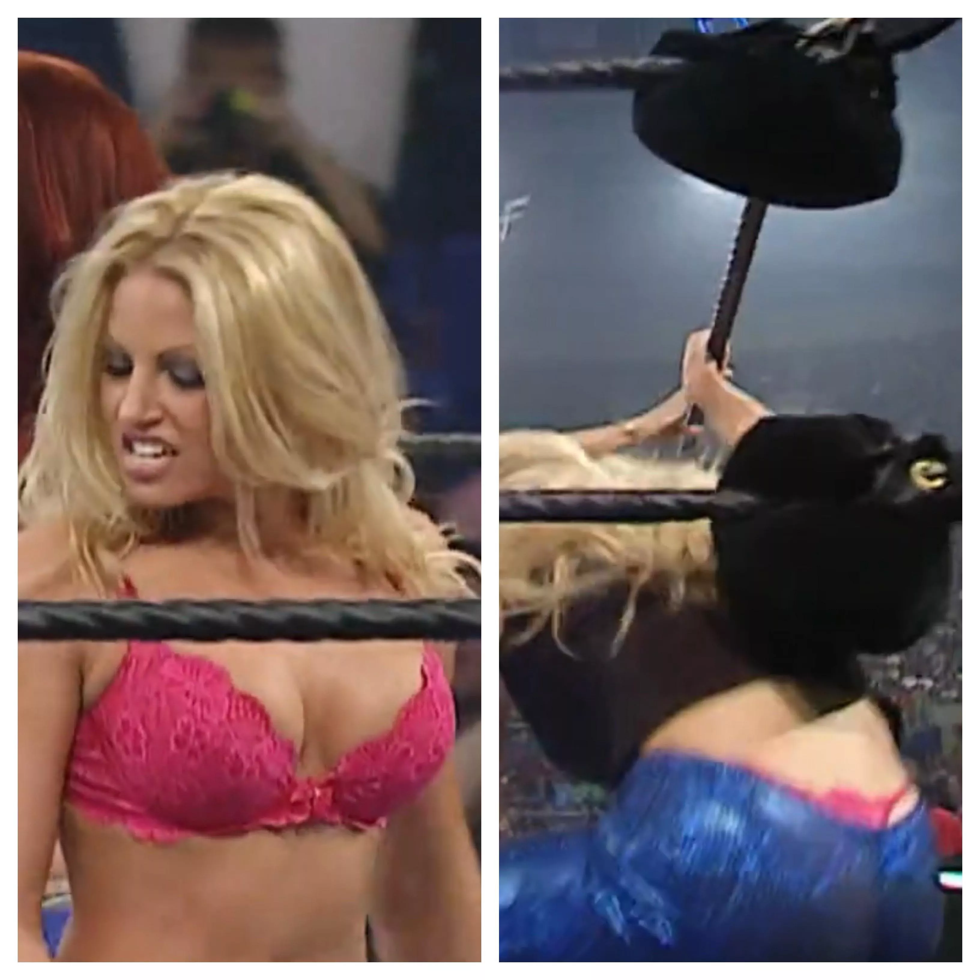 Trish Stratus’s bra and thong posted by StephLover00