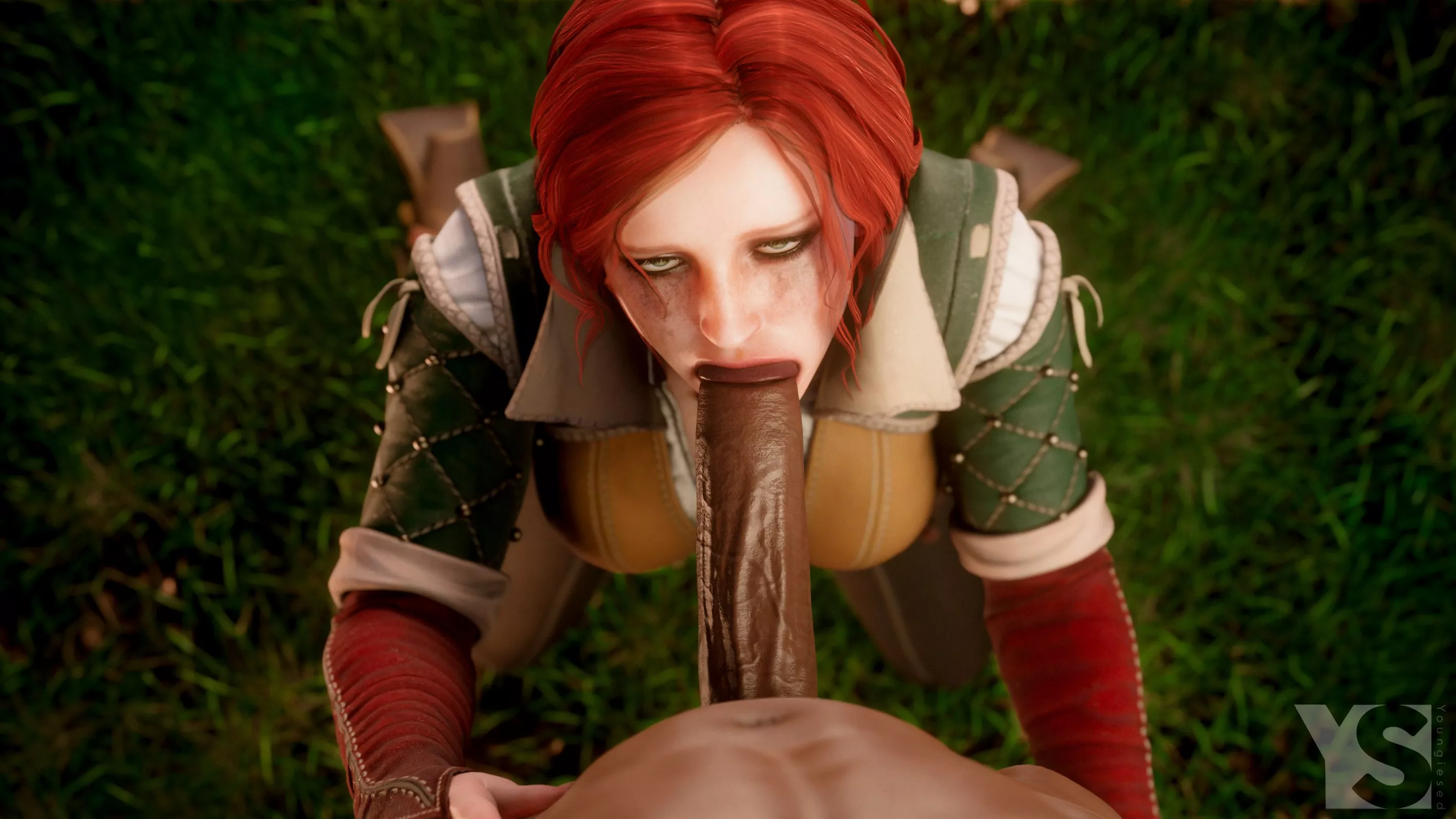 Triss sucking dick (Youngiesed) posted by Kuro-Oji