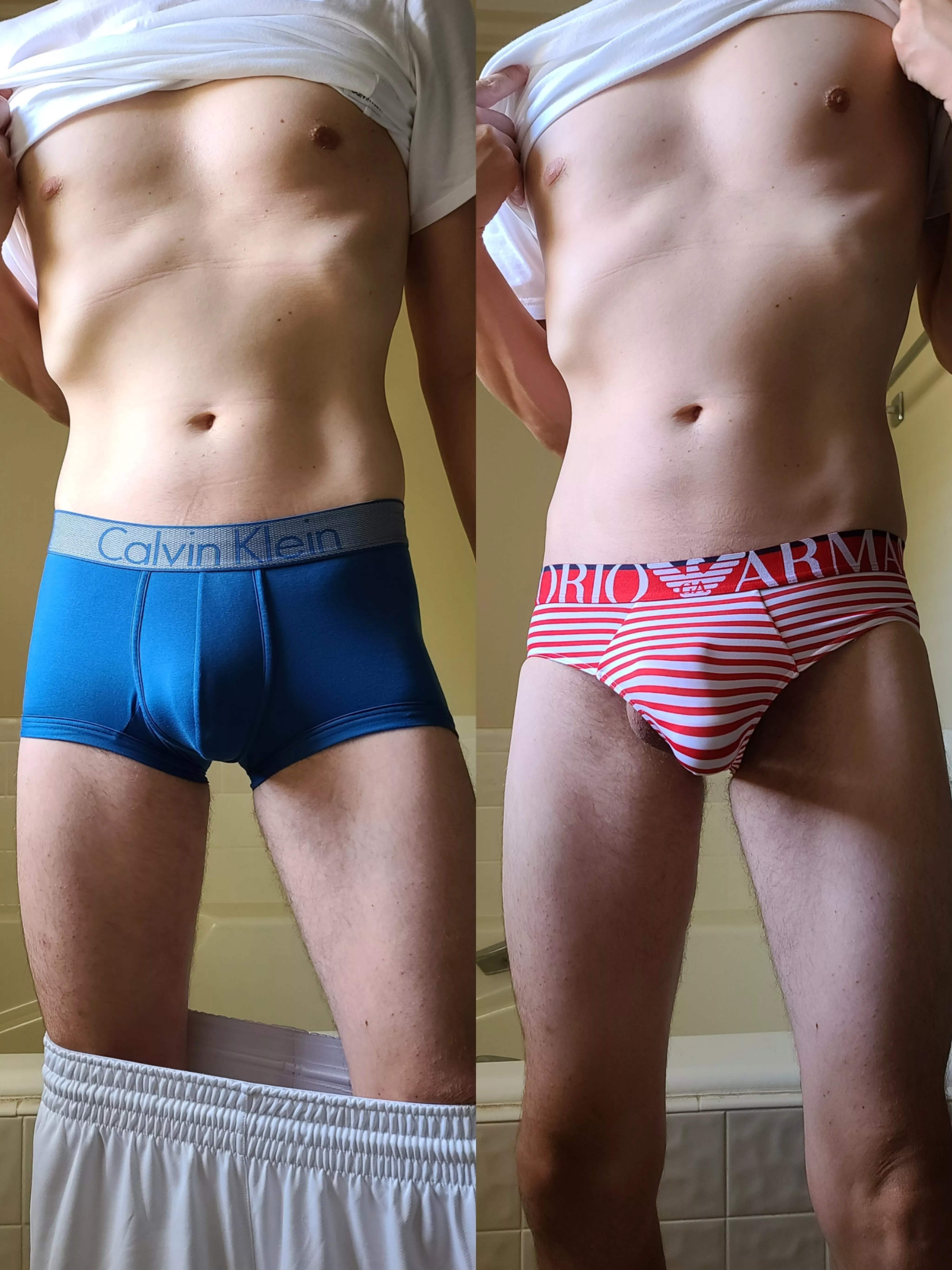 Trunks vs briefs posted by Katchiicy