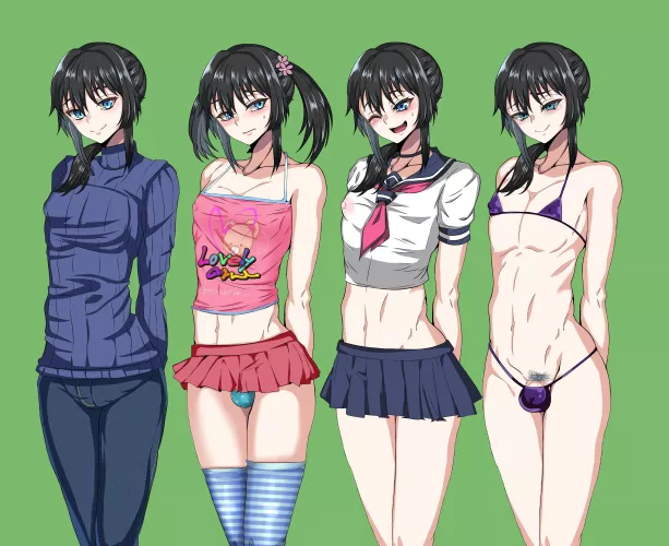 🤔Trying different looks by hentaiguy9998