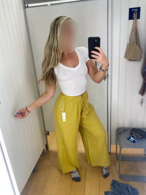 Trying it on to make sure it’s see through by Legrandhommes