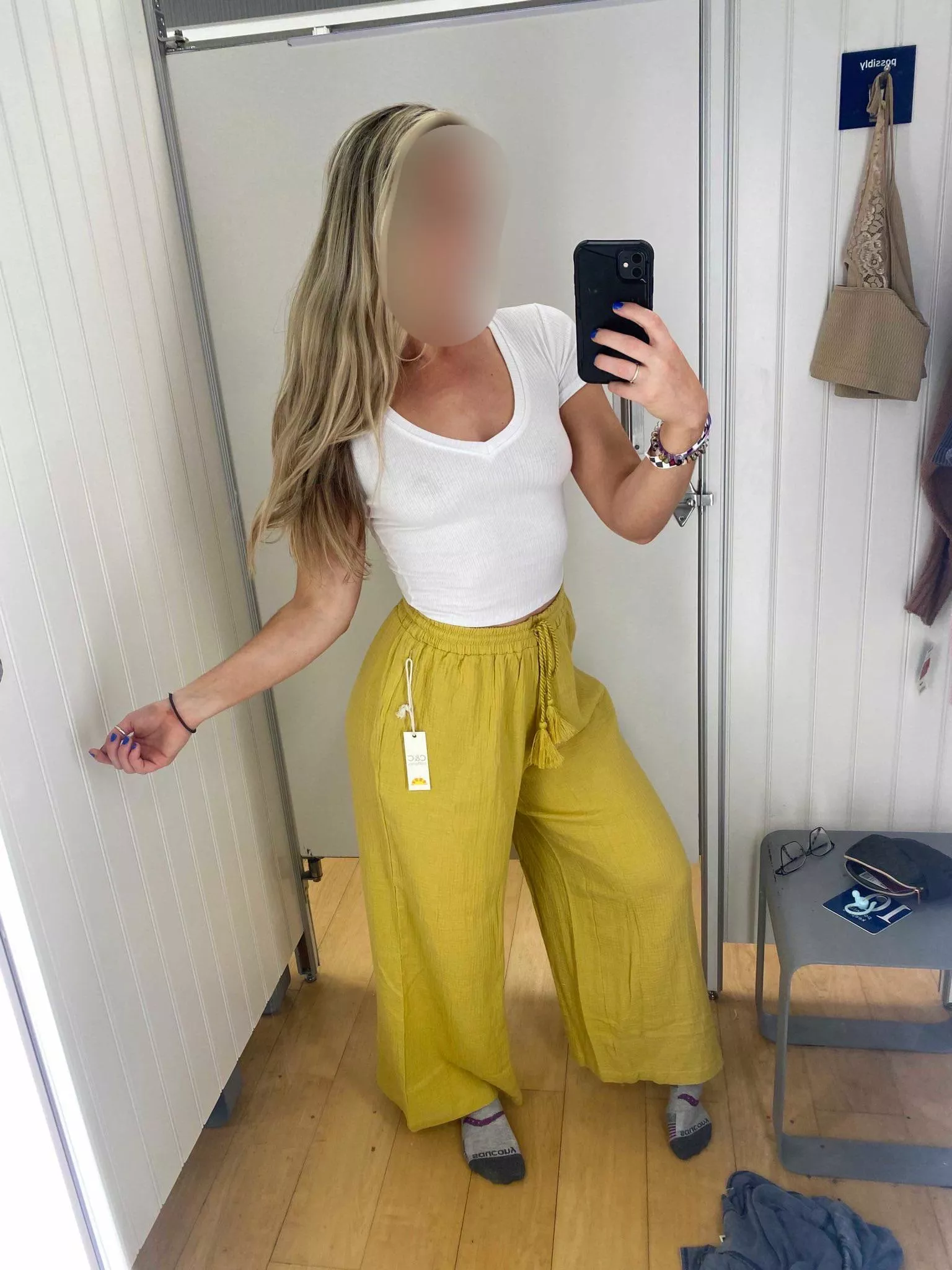 Trying it on to make sure it’s see through posted by Legrandhommes