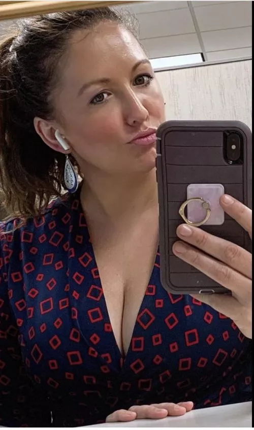 Trying it out at work by Mel-B1191