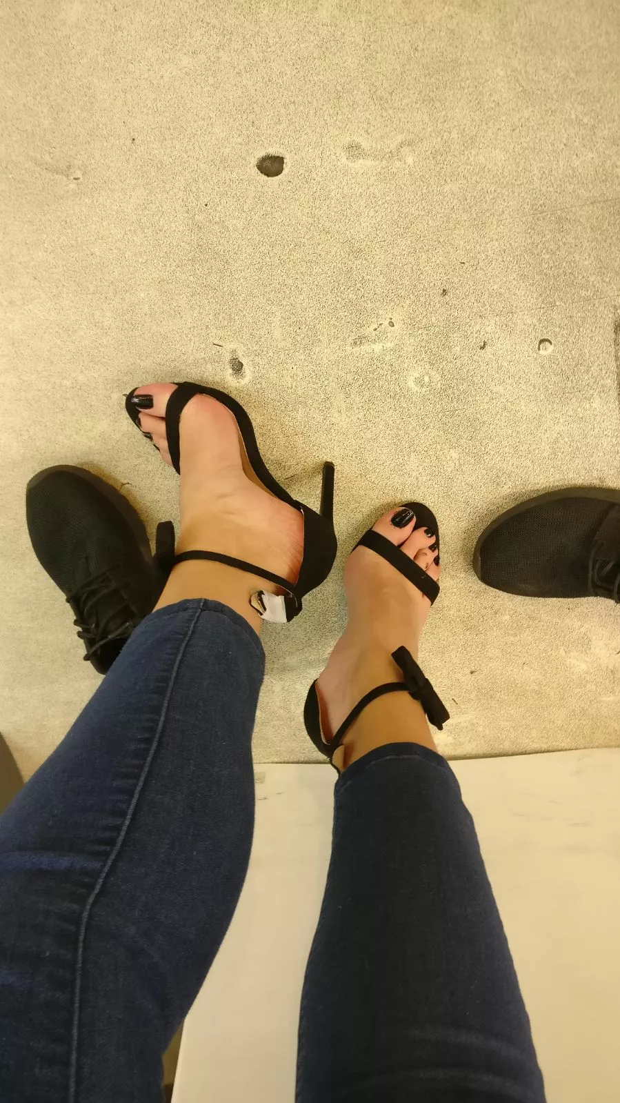 Trying on new heels, are they nice? posted by xEllaaxx
