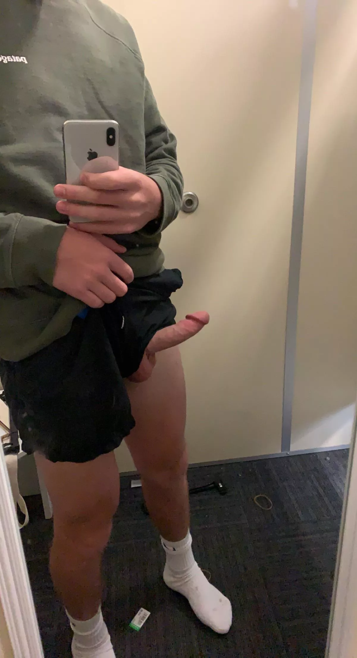 Trying on some new shorts how do they make my dick look posted by Puzzleheaded-Mix7950