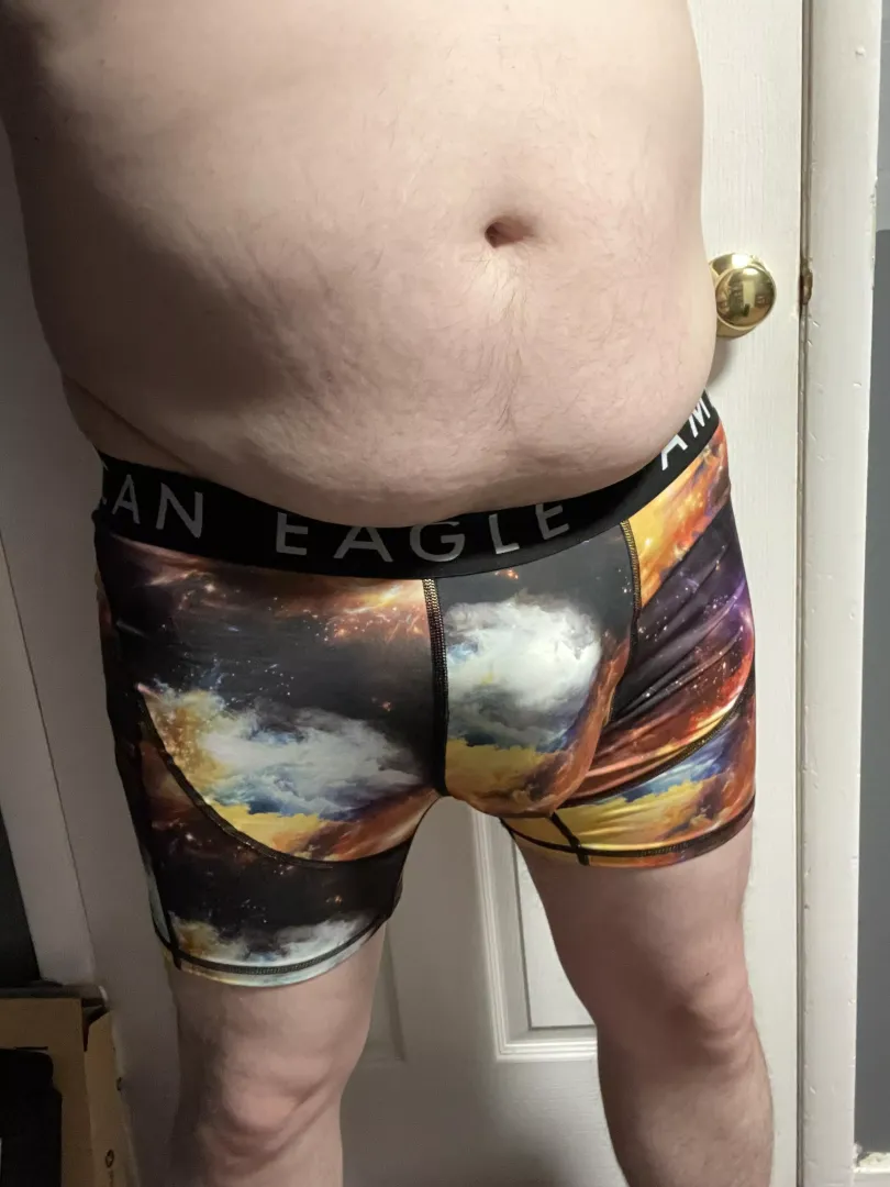 Trying out a new pair of boxer-briefs. posted by WhackOnWhackOff