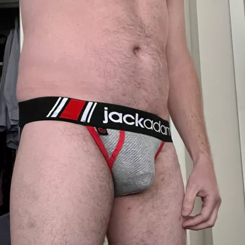 Trying out my new jock by Hrnyuiuc