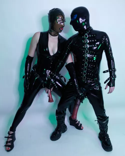 Trying to be artsy with our horse cocks and latex, how'd we do? by MitchellMalice