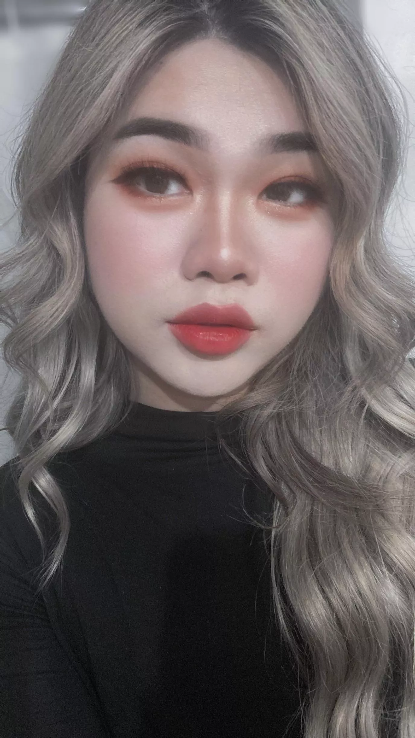 Trying to be cute 🥺👉👈 posted by averageladyboy