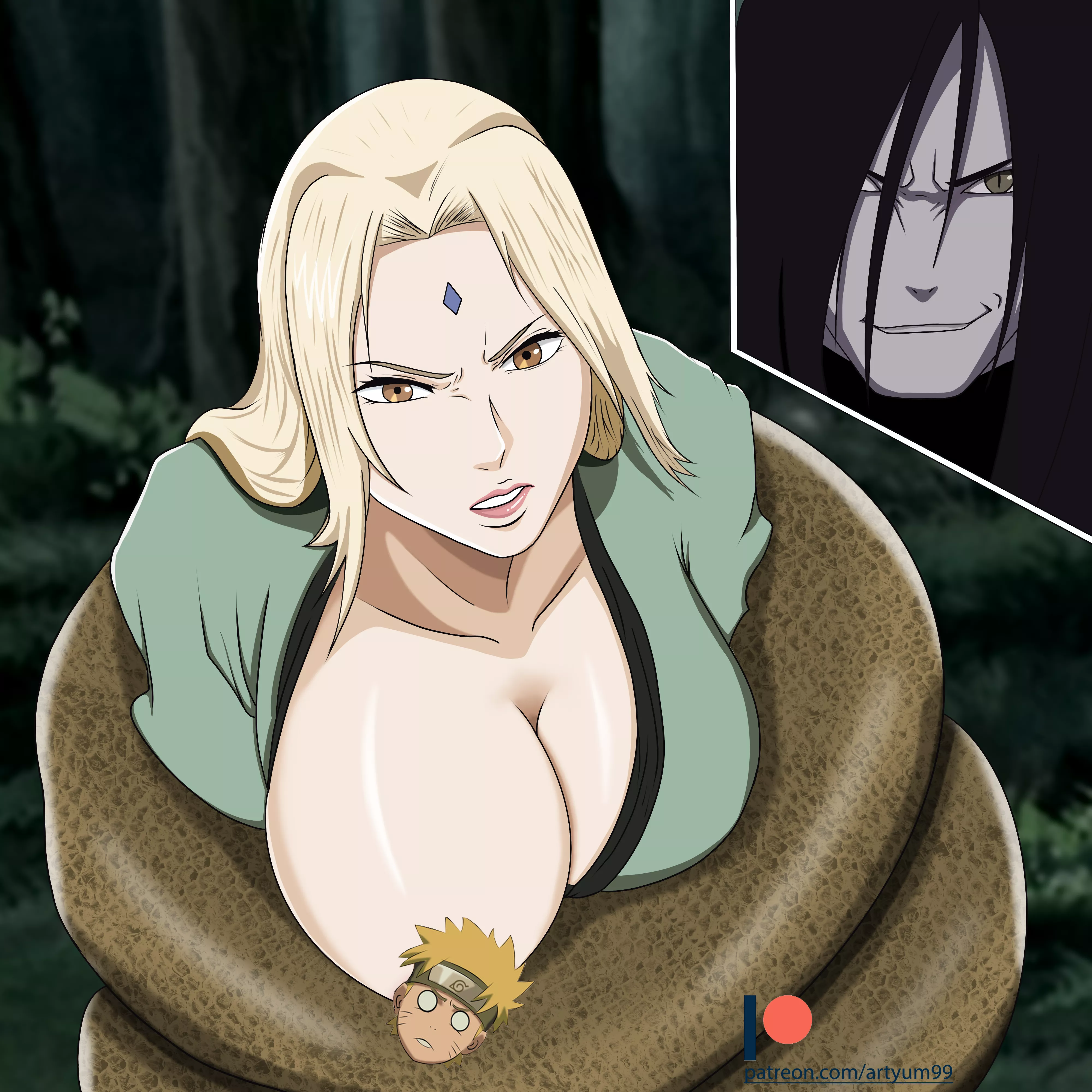 tsunade caught by Orochimaru posted by InjuryOriginal5543