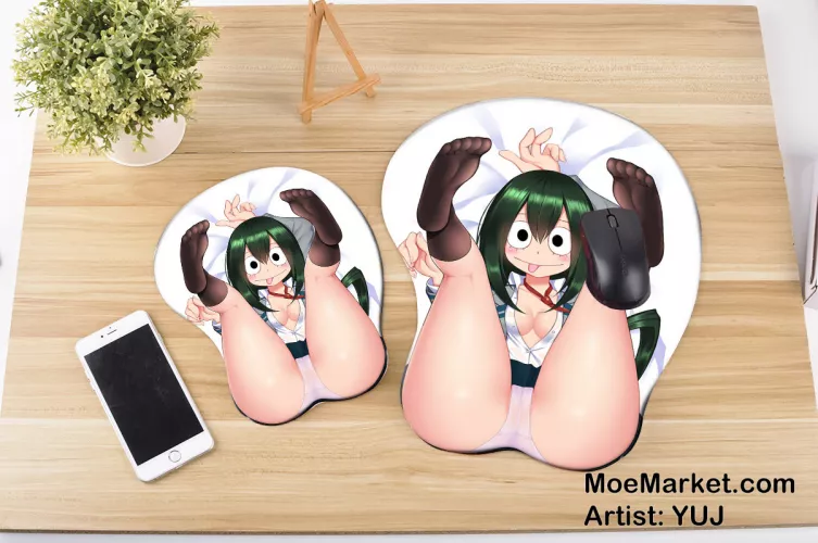Tsuyu Asui 3D Booty Mouse Pad (artist: YUJ) by bobby_heart