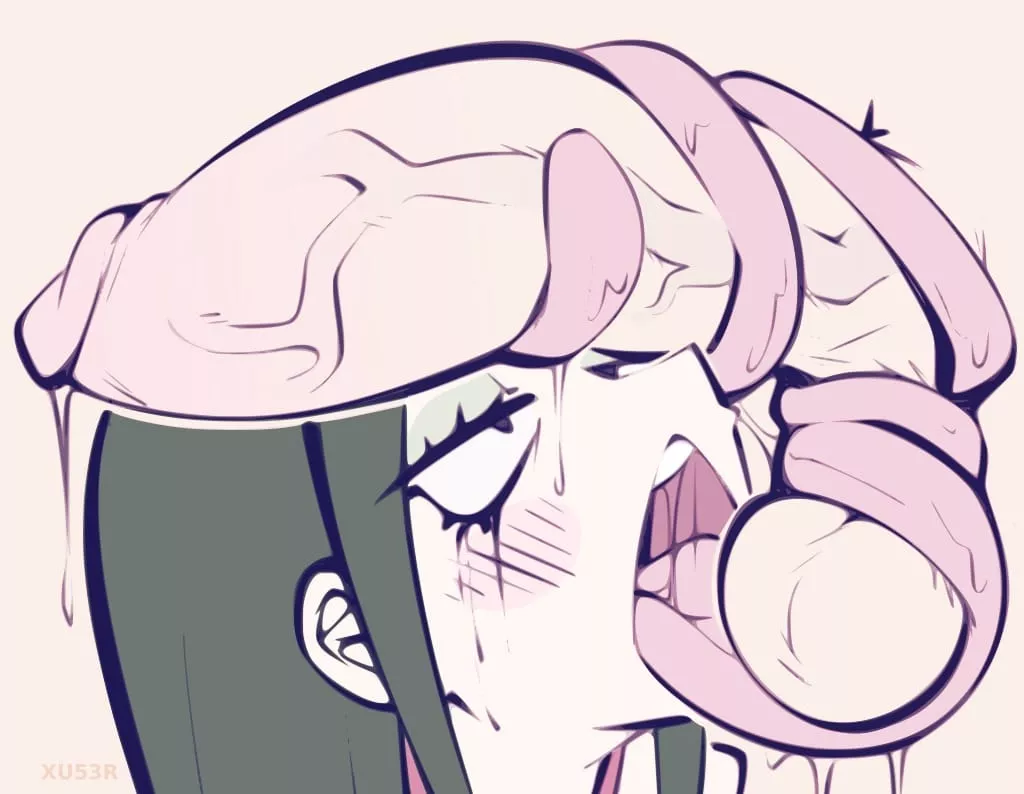 Tsuyu worshipping it with her tongue (xu53r) posted by ryuakuma6