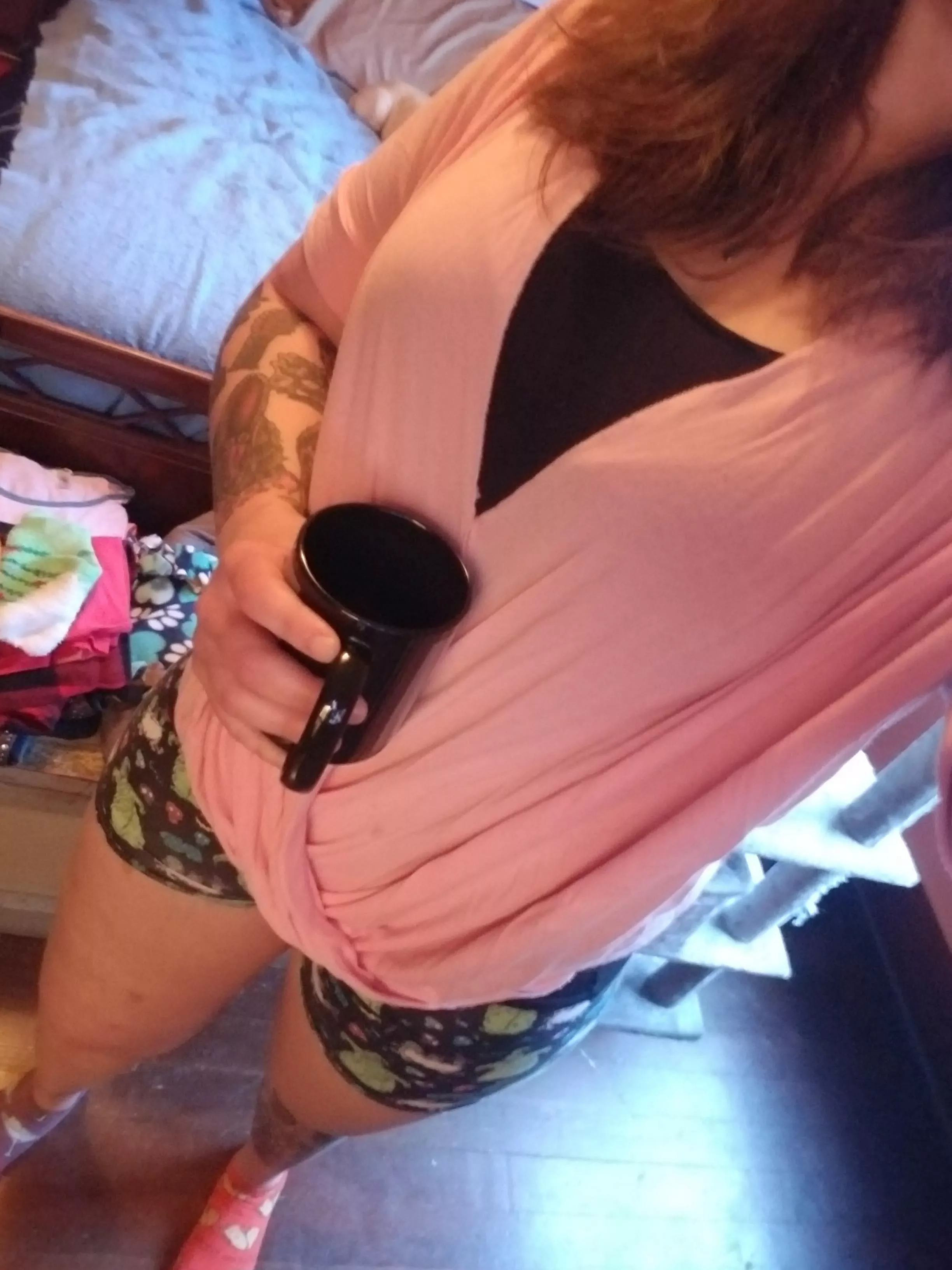 Turn of events today! Got the top figured out, but what to wear on the bottom is the queation. posted by CatDog21334