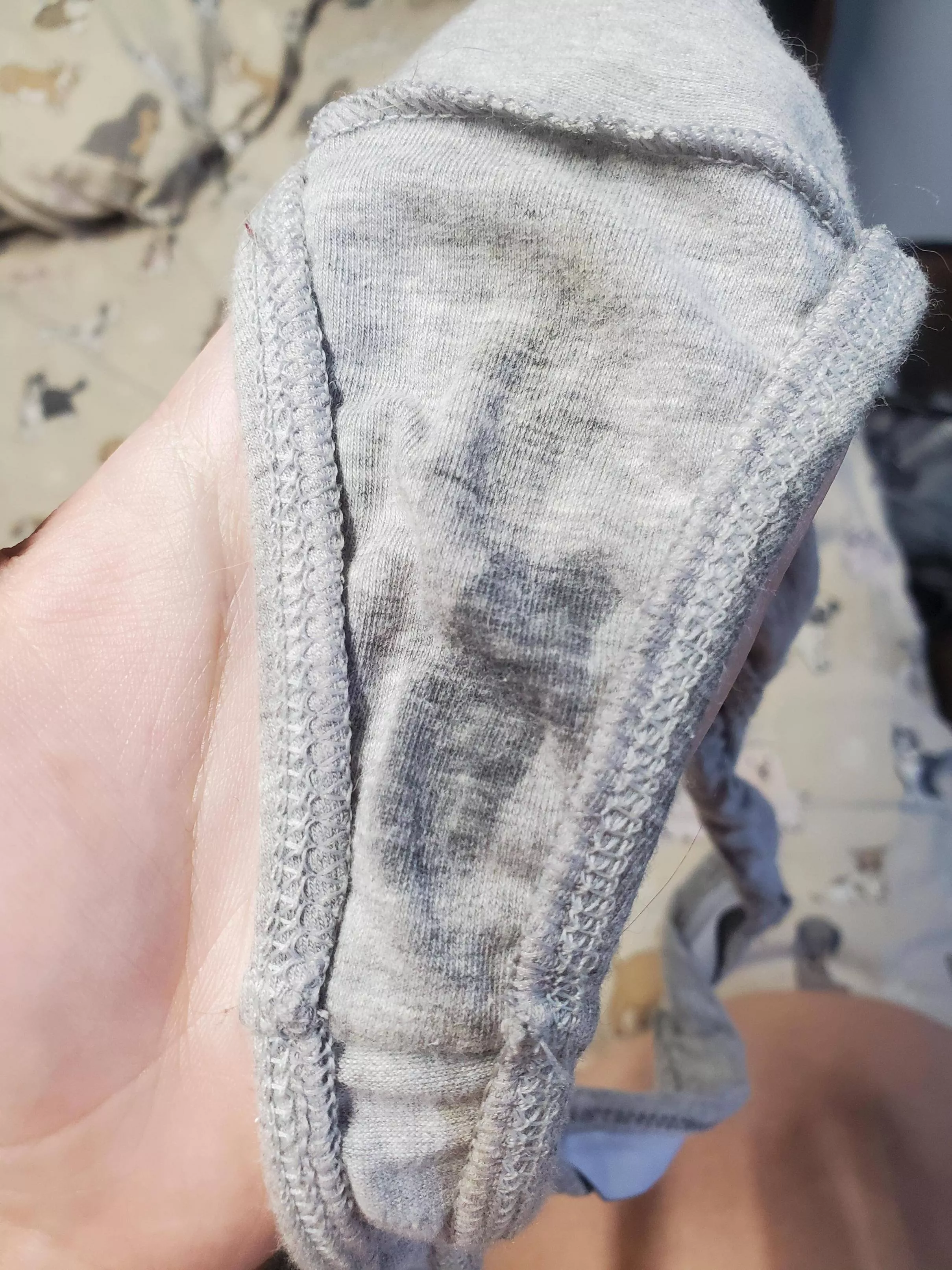 Turns out they get dirty if you put them on after you cum 😋 posted by andyslittlekitty