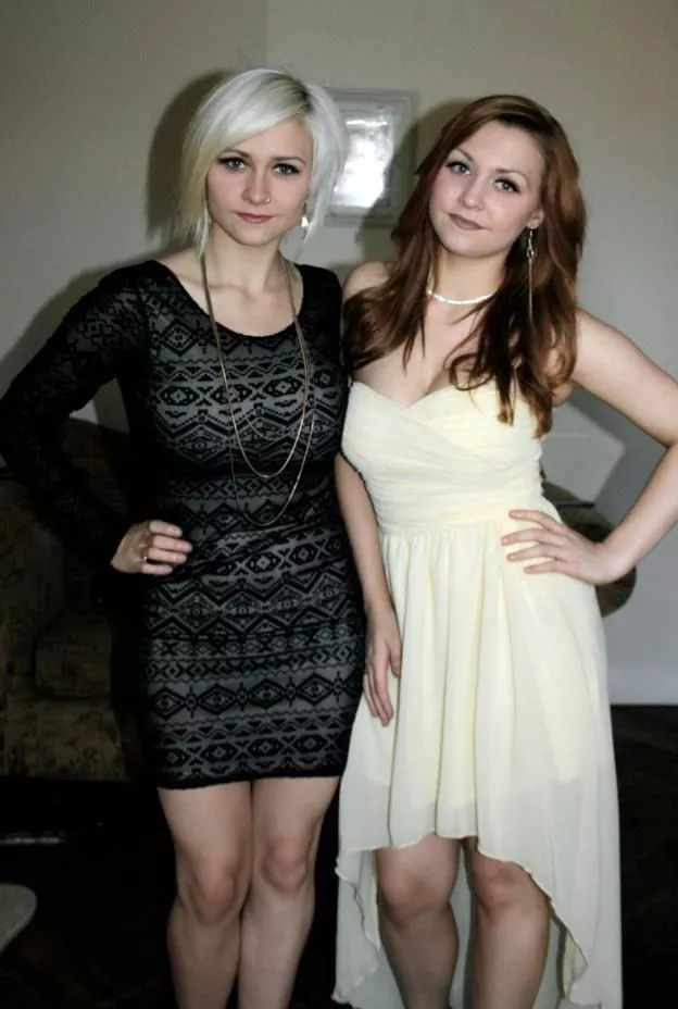 Twins. Bonus: guess which is the lesbian posted by LegoAvalanche