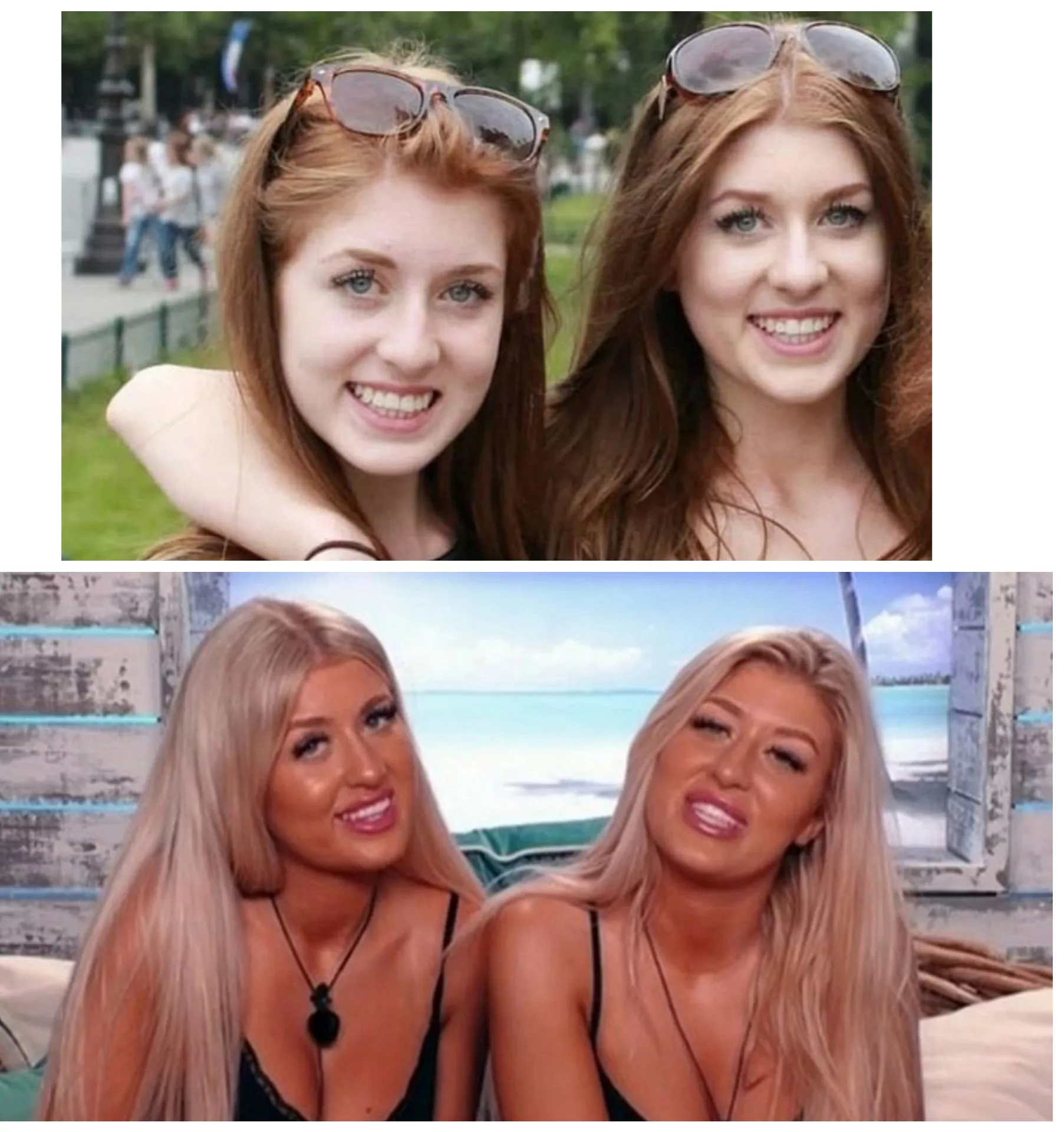 Twins currently appearign on Love Island UK. I saw this, and thought of you pervs‚?? posted by twinrufous