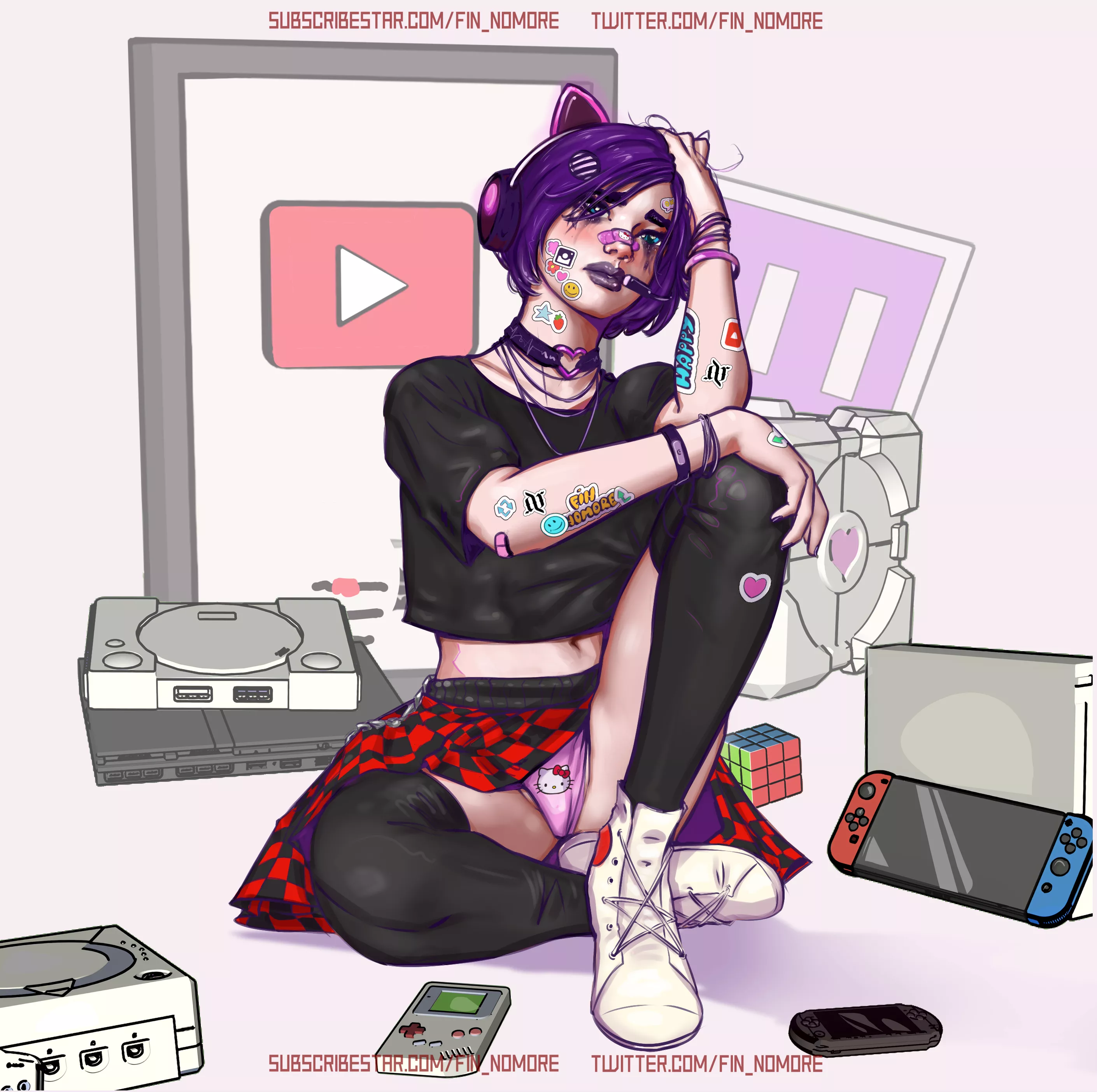 Twitch Girl (Fin Nomore) [Original] posted by zetta_rumor