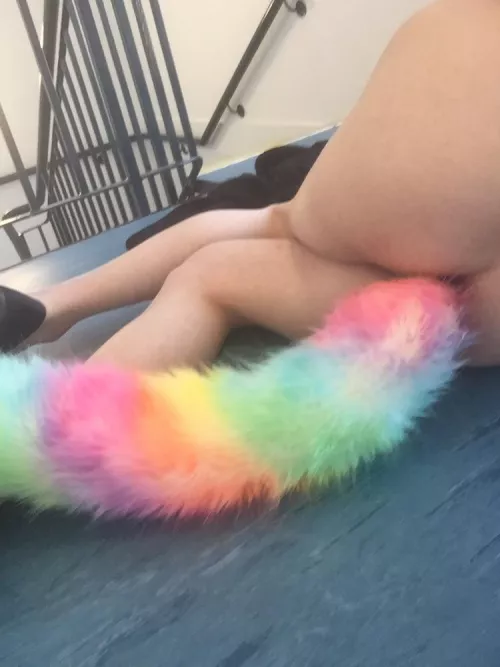 Two foot rainbow tail in public! by Any_Elevator_2407