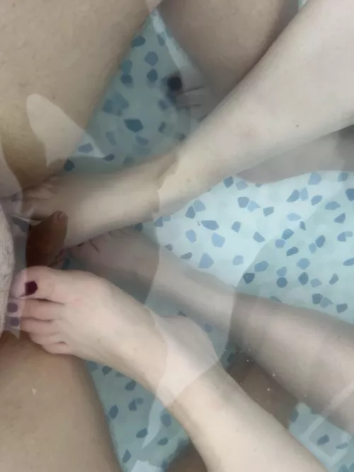 Two pairs in the hot tub (OC) by Adventures_In_Filth_