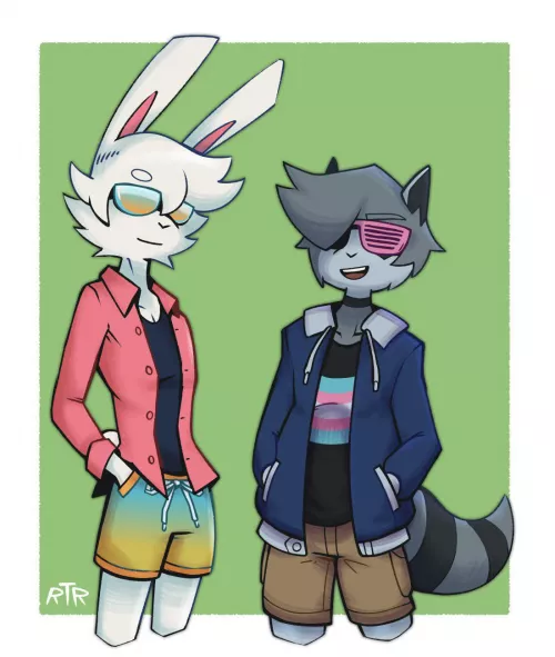 Two Stylish Boys (by me, @_RammyTheRam on twitter) by big_billford