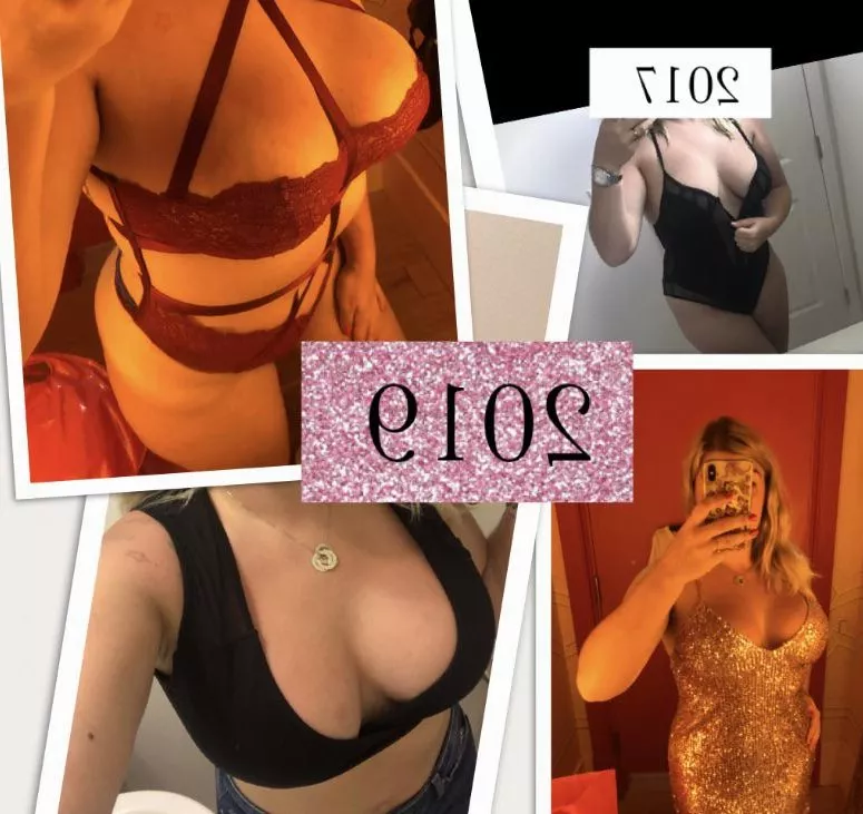 Two year idfference.. impalnts, lip fillers, weight loss and wardrobe change.. still more to go... posted by numeraldecor