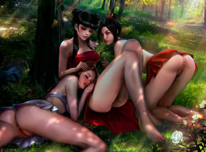 Ty Lee, Mai, & Azula (demonlrddante) [Avatar] by 5eeno