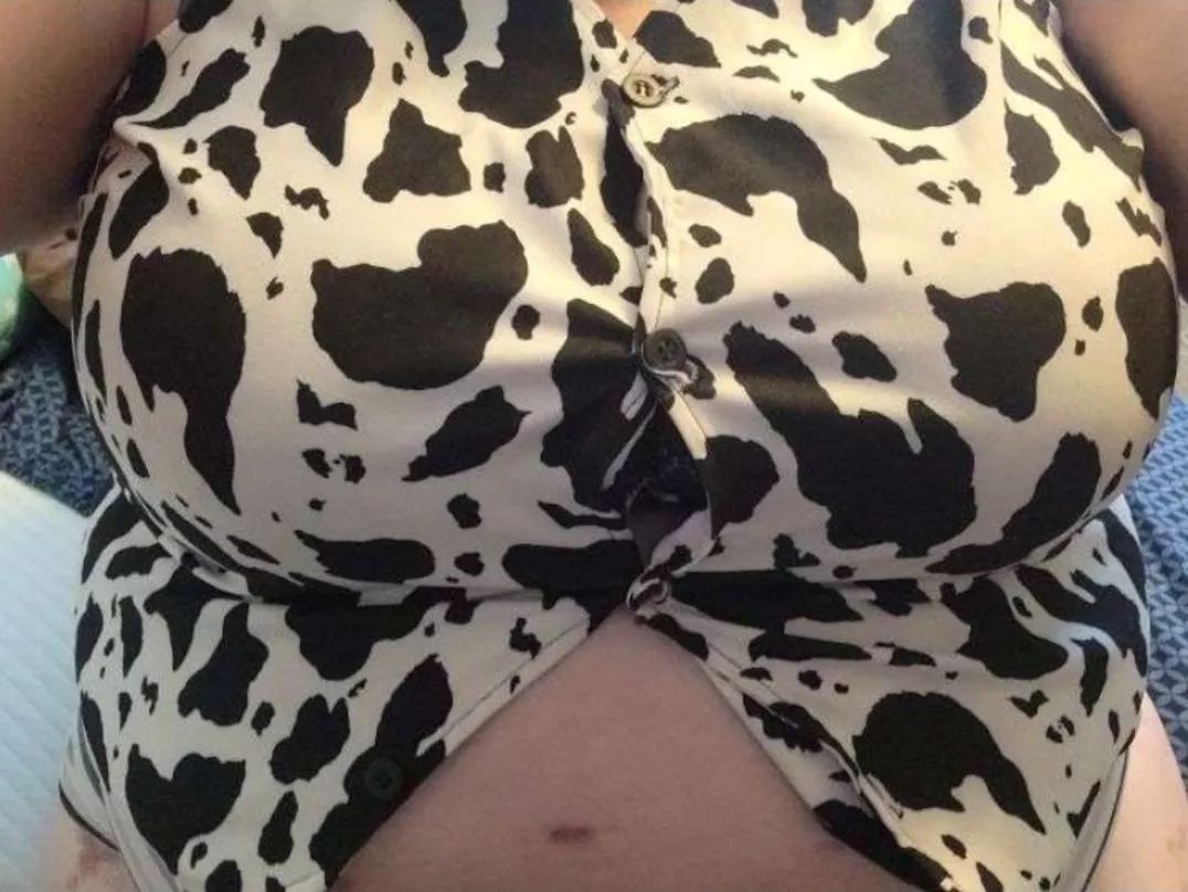 Udders about to burst out posted by bbwtinkerbell
