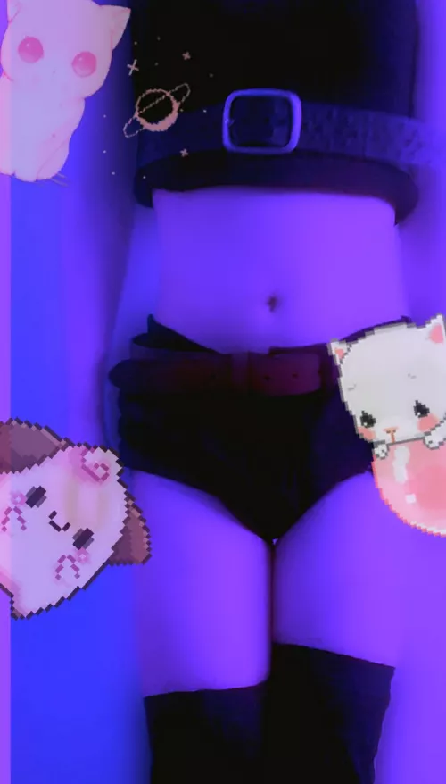 umm. me and my bulge. we're both so shy :3 by weebrose