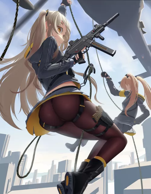 [UMP 45 - Girls Frontline] by chainsaw_pochita