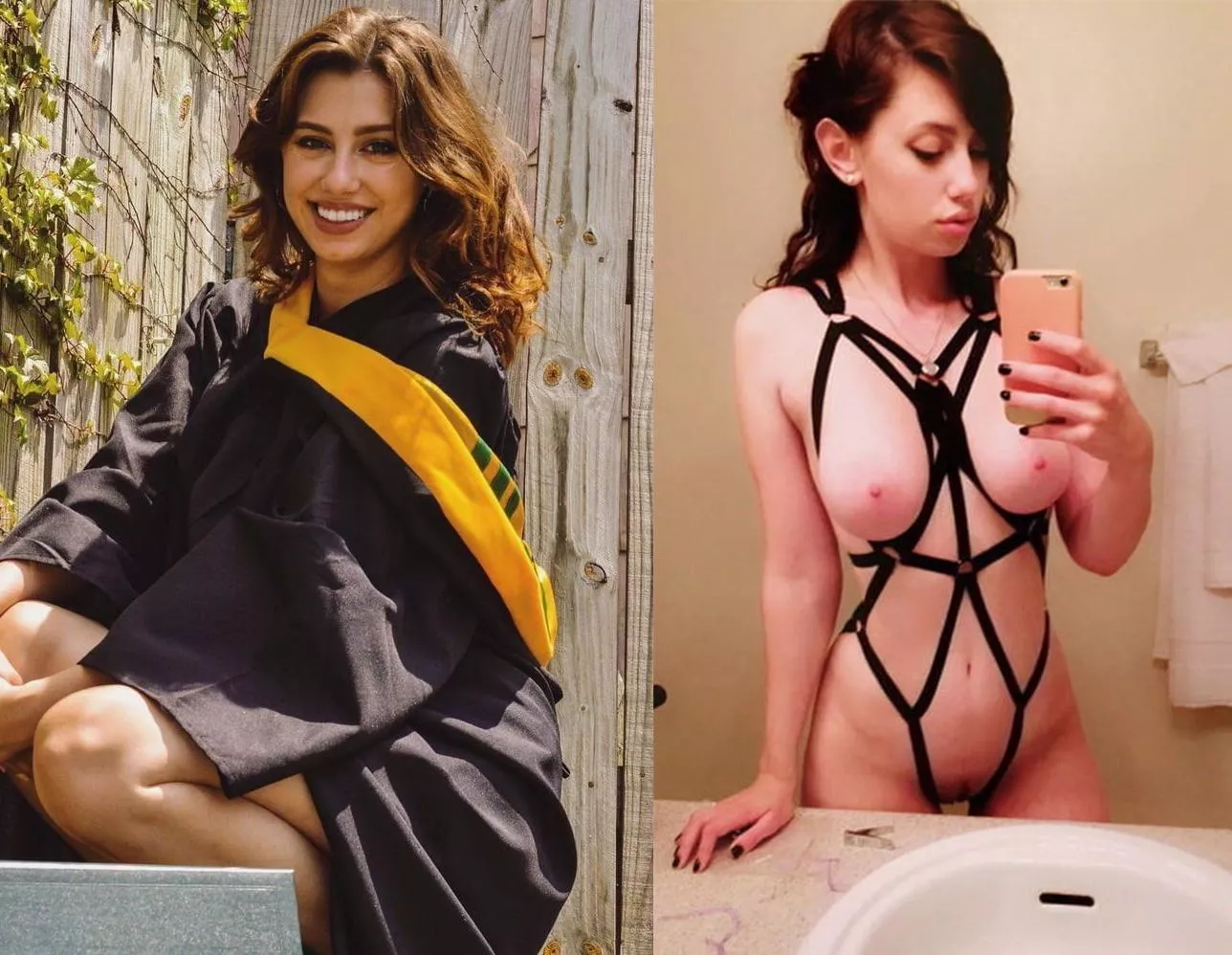 Underneath the graduation gown posted by aploom0432