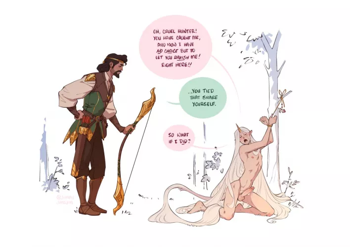 unicorn boyfriends are exhausting (jimmyjimsjim aka @jimmyjimsjim)[Original] by SilentlyRosy