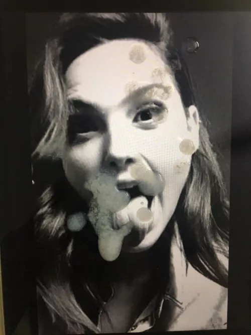 Unloaded right on Gal Gadot’s pretty face and tongue. She’d love to swallow it all up by Holiday_Battle5600