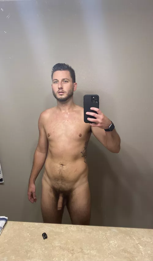 Untrimmed and sweaty from the gym. by langerj123