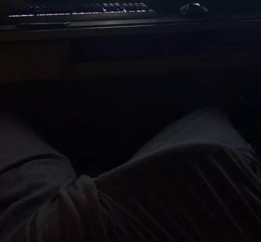 Upvote if you wanna rub it through my sweatpants for me ☺️ by Anon_bbc