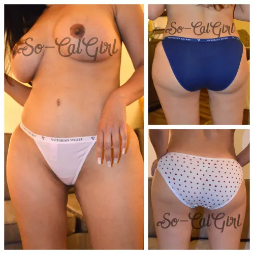 [US][SELLING] Happy Titty Tuesday! Treat yourself to my deliciously wet and scented panties. 3pics, Workout, Vacuum sealed & US shipping with tracking number included. Kik sfscouple by So-CalGirl