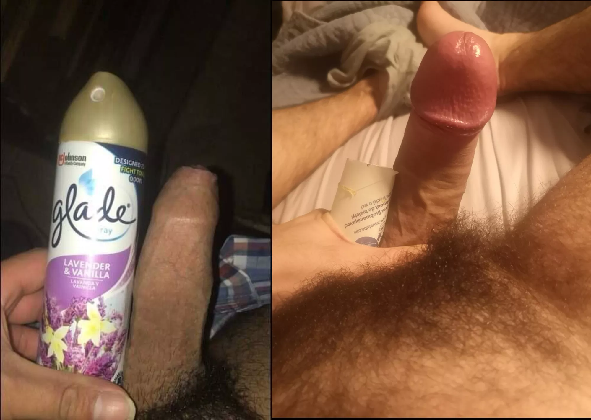 u/Str8BrownCock (left) and me. It was a close one but his huge cock is bigger than mine! posted by CuriousM819