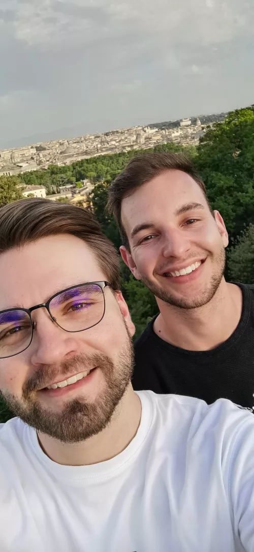 vacation with the boyfriend. thought we looked cute on that one by nicnac_12358